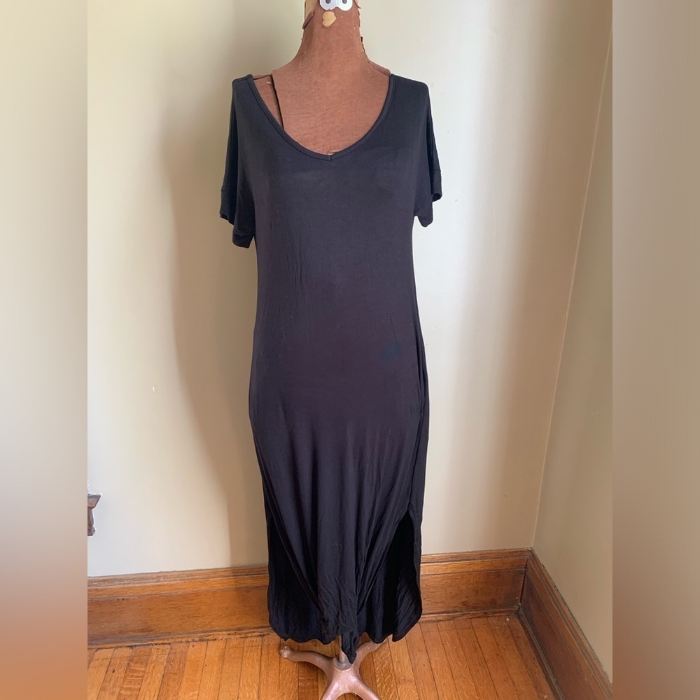 Grecerelle knit t shirt dress vacation cruise Beachy lounge size small nwt